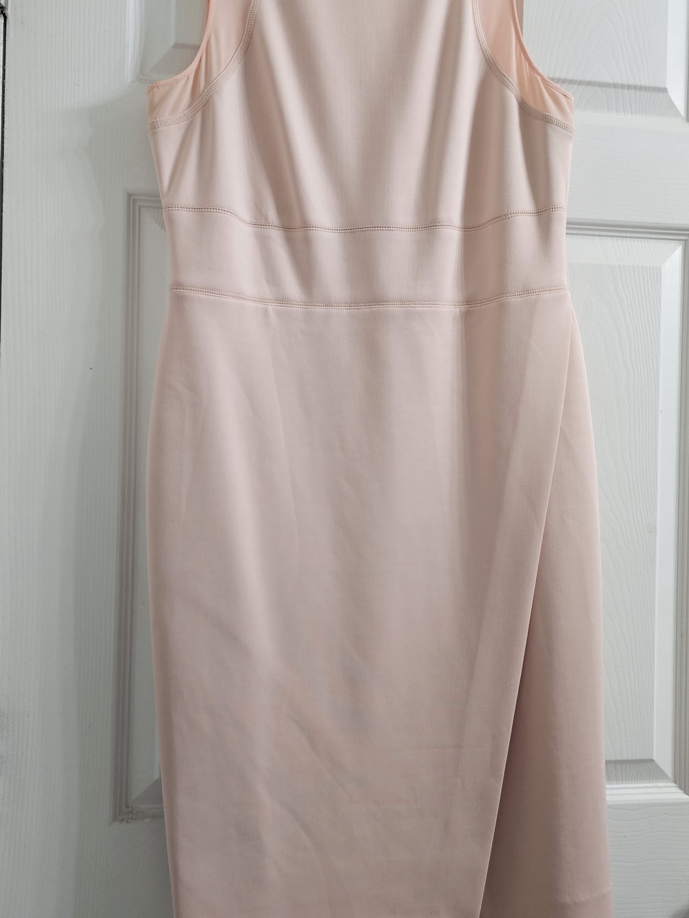 Calvin Klein Soft Blush Pink Midi Sheath Dress